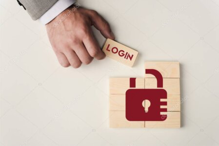 Ilustración de acceso seguro